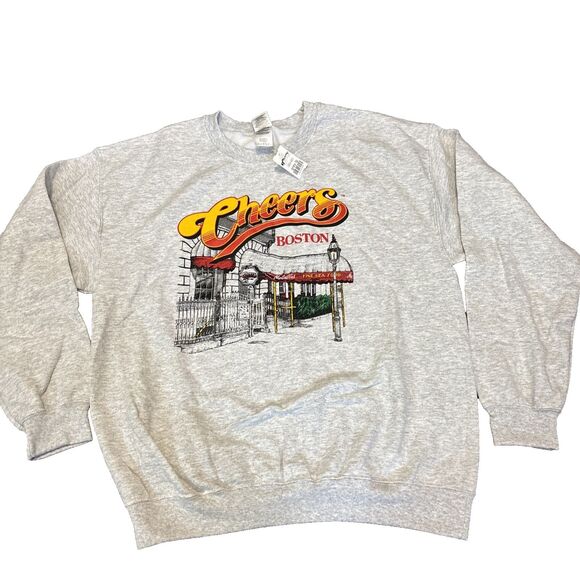New Cheers TAG - TV Show Cheers Gildan Sweatshirt Size XL - Picture 1 of 8